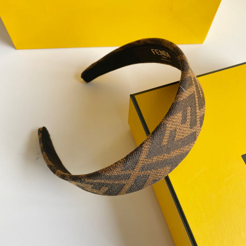 FENDI F ジャカード ヘッドバンド SS