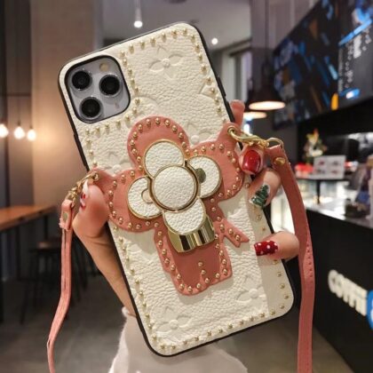 LV Louis Vuitton ホワイト 電話ケース zm