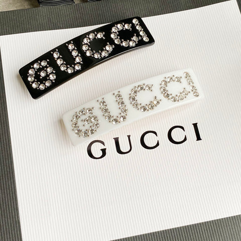 GUCCIダイヤモンドレターロゴヘアクリップ SS