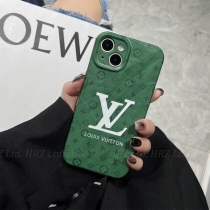 LV Louis Vuitton グリーン 電話ケース zm