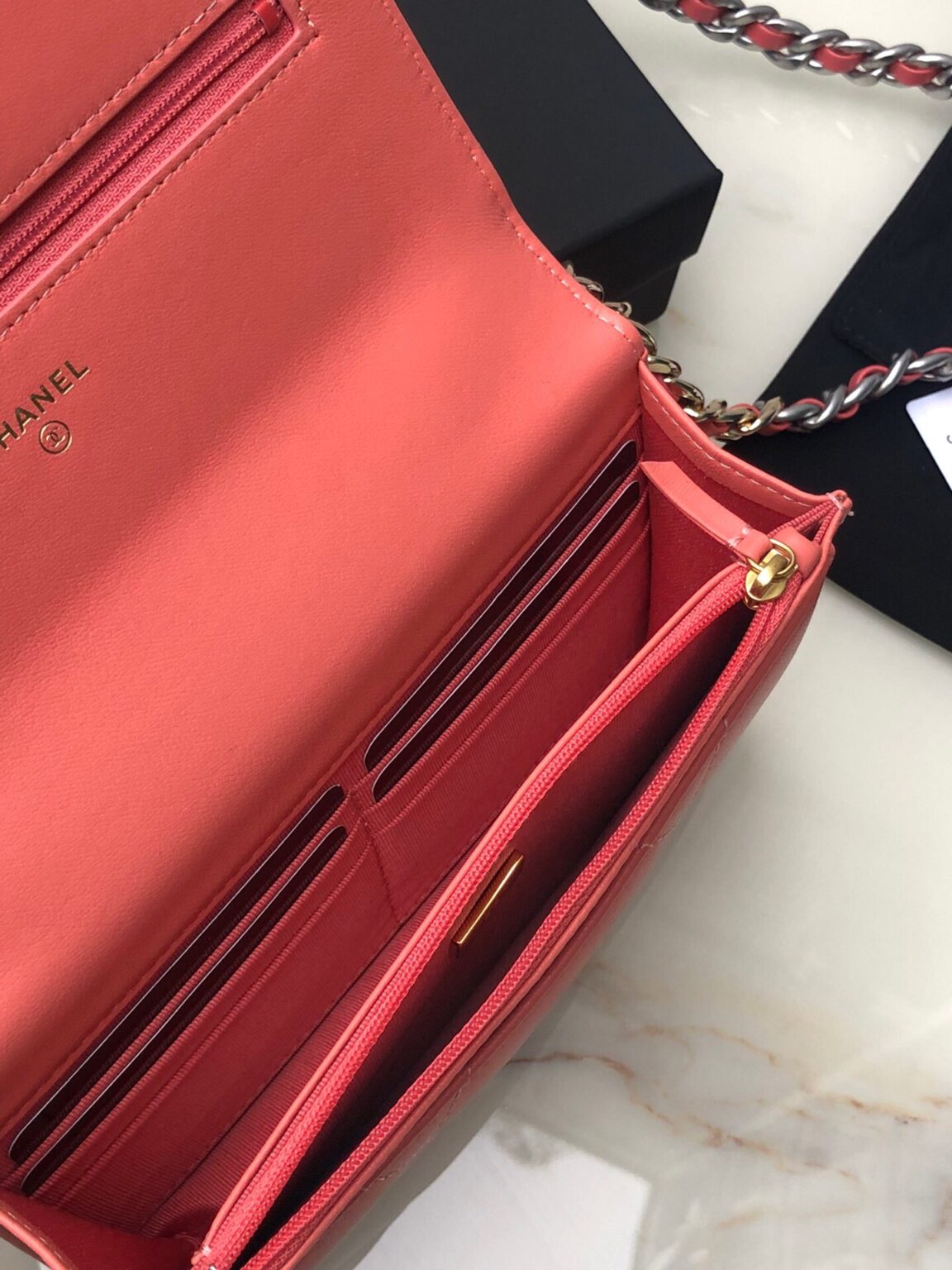 CHANEL 19 WALLET ON CHAIN 0957 - 画像 (4)