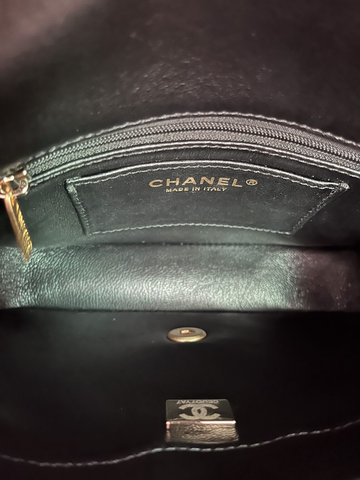 BOLSA CHANEL 2.55 PYTHON FLAP BAG AS3214 - 画像 (3)