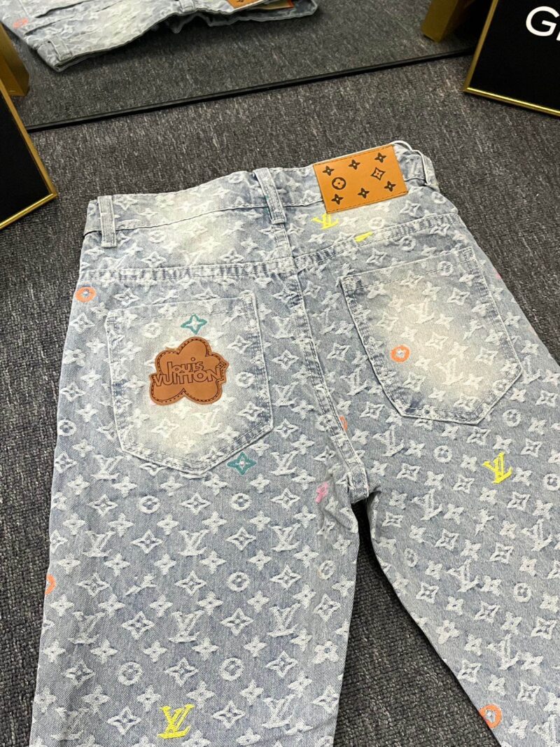 LV Louis Vuitton刺繡入りのトレンディジーンズ 10 SS102438 - 画像 (4)