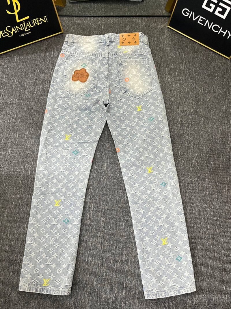 LV Louis Vuitton刺繡入りのトレンディジーンズ 10 SS102438 - 画像 (2)