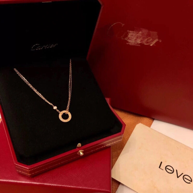 【Cartier】 LOVE ネックレス 18Kゴールド ダイヤモンド2個 - 画像 (11)