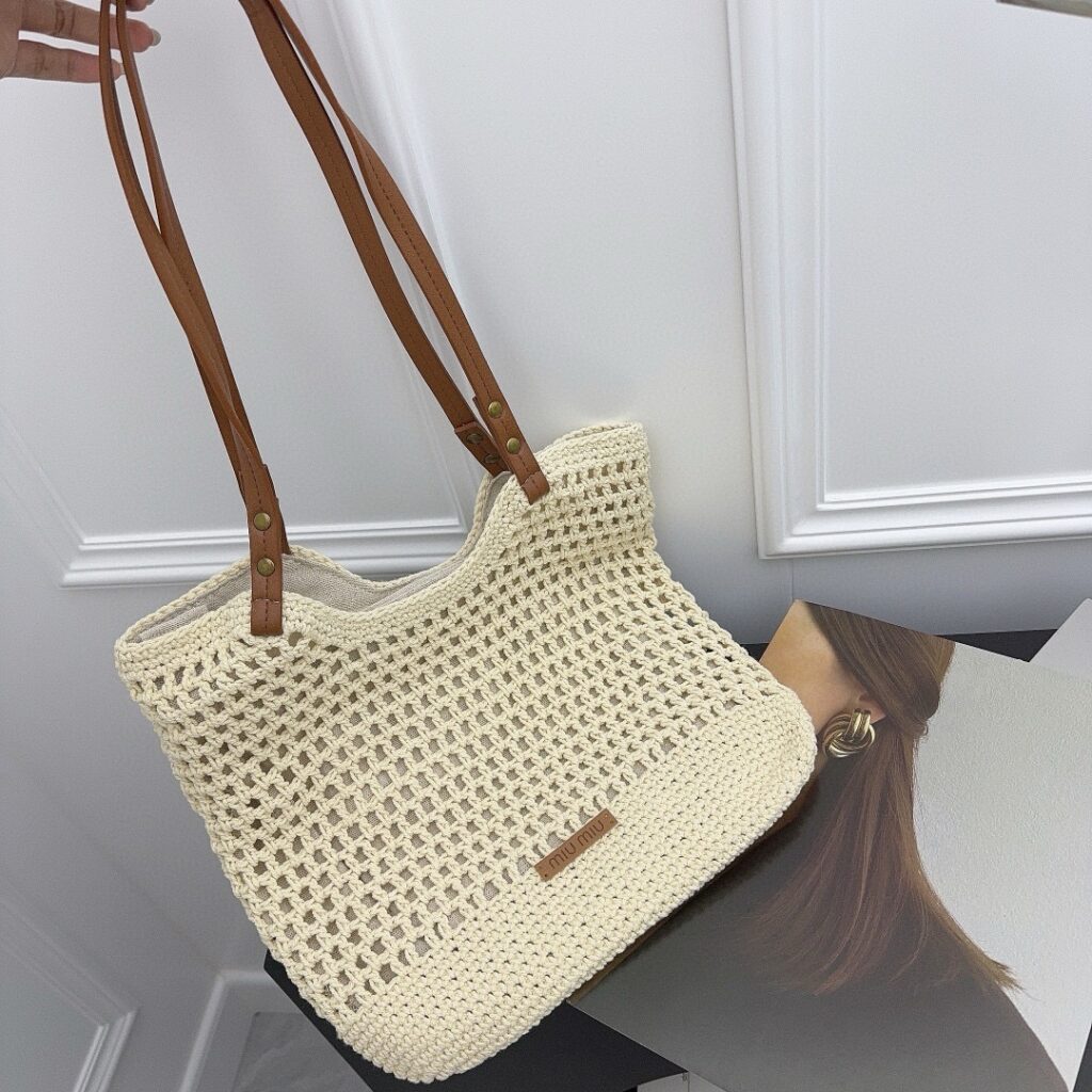 miumiuファッション織りバッグ 07 al 94562 - 画像 (3)