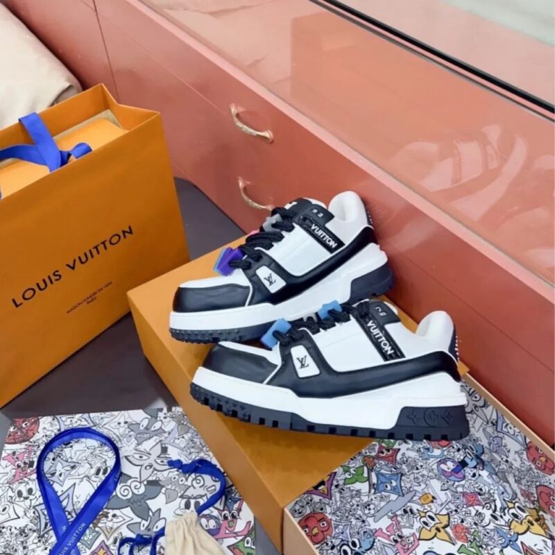 カップルスタイル LV ルイヴィトン DIY バックル スニーカー スニーカー - 画像 (9)