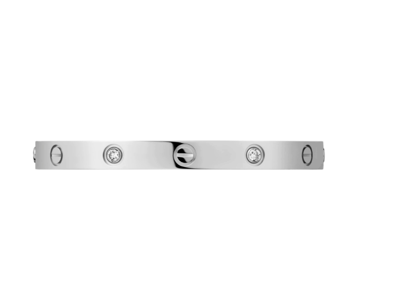 【Cartier】カルティエ LOVE BRACELET, 4 DIAMONDS ブレスレット、ダイヤモンド4個 - 画像 (10)