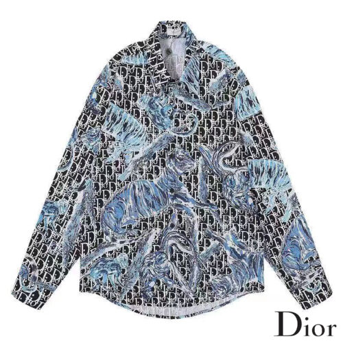DIORだぶだぶの半袖シャツ01 SS95048