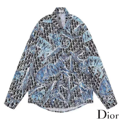 DIORだぶだぶの半袖シャツ01 SS95048