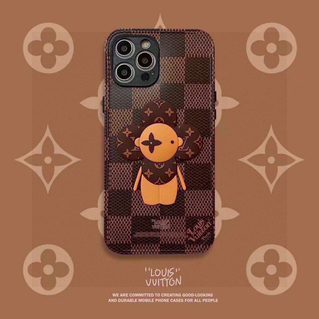 LV Louis Vuitton ブラウン 電話ケース zm - 画像 (2)