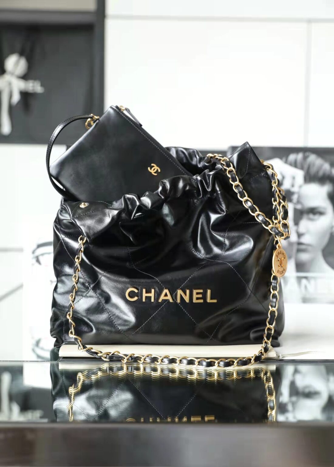 Chanel 22 Medium AS3261 - 画像 (10)