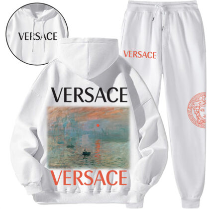 【 Givenchy 】印象派の油絵のファッションデザインのスタイルの衛衣のセットです