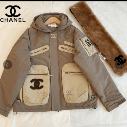Chanel coat brown AL