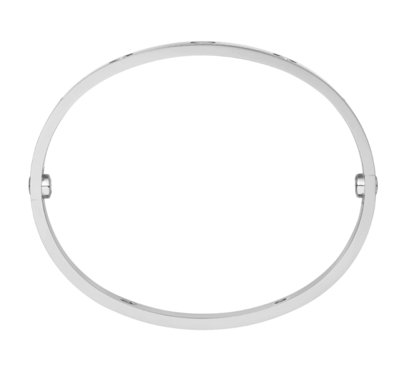 【Cartier】カルティエ LOVE BRACELET, 4 DIAMONDS ブレスレット、ダイヤモンド4個 - 画像 (11)
