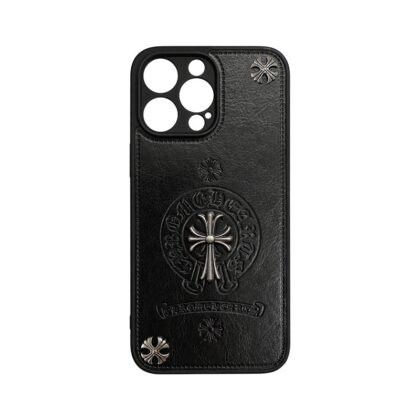 Chrome Hearts ブラックきんぞく 電話ケース zm