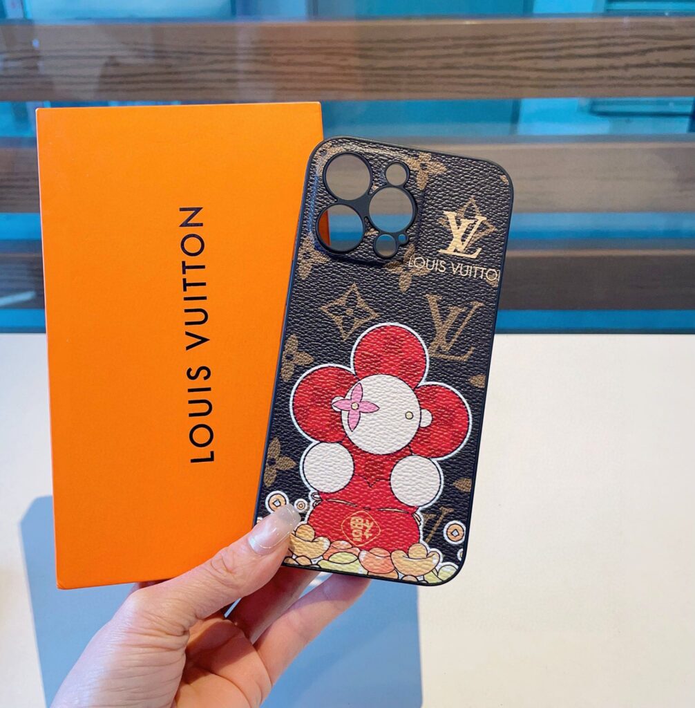 LV Louis Vuitton ブラウン 電話ケース zm - 画像 (2)
