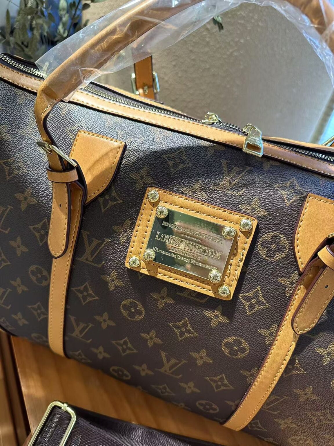 LV LOUIS VUITTON本革バッグ70 SS103298 - 画像 (4)