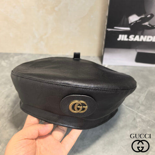 GUCCIレトロ本革ベレー帽04 SS94320
