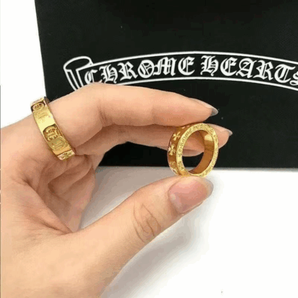 クロムハーツ　金リング