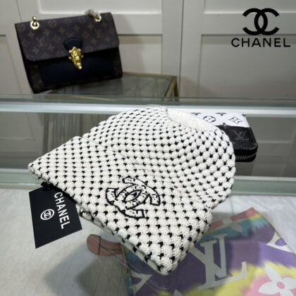 CHANELおしゃれウールニット帽25 SS95461