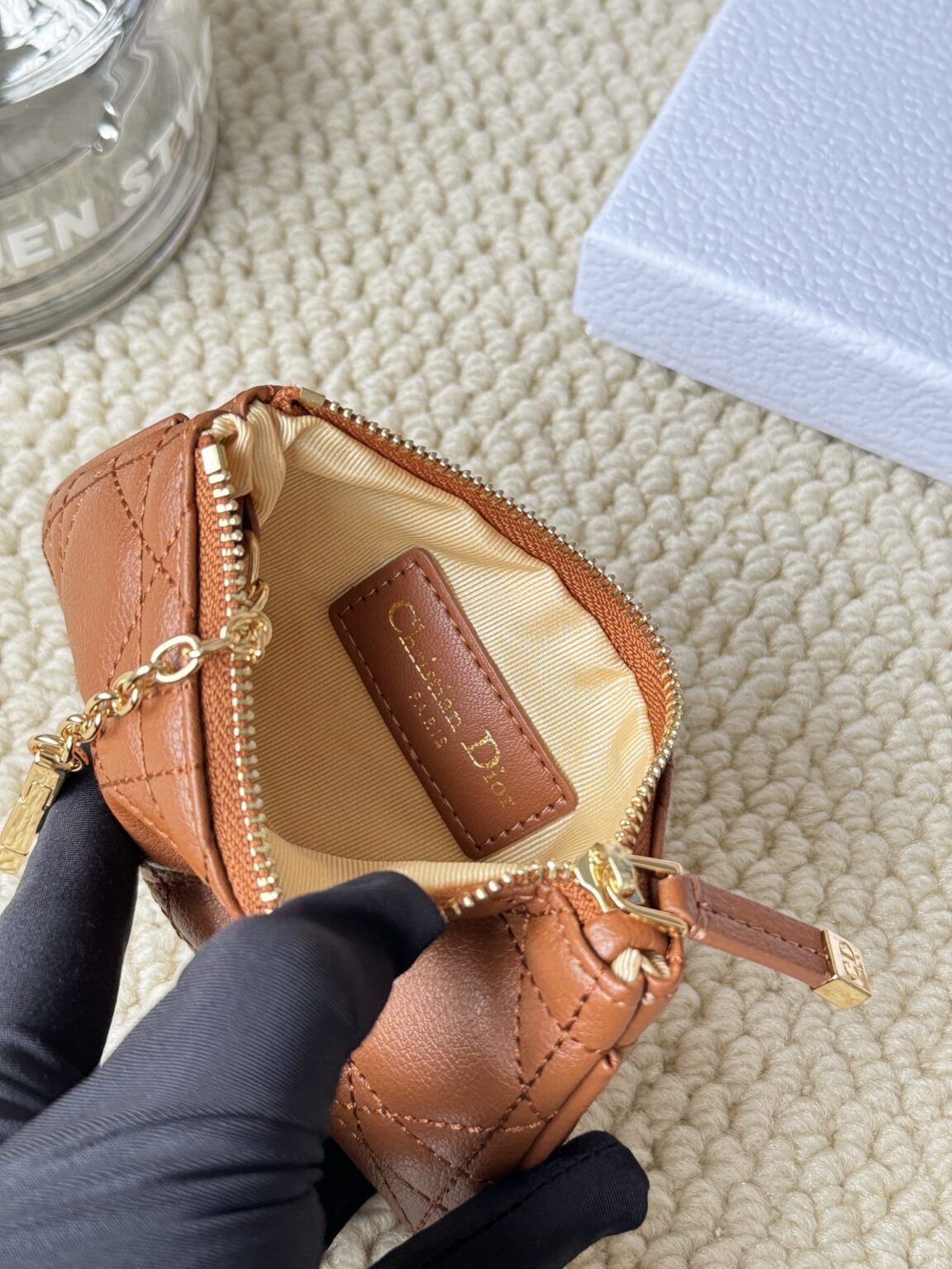 Dior 小銭入れ に飾りを付け8 zm 94914 - 画像 (5)