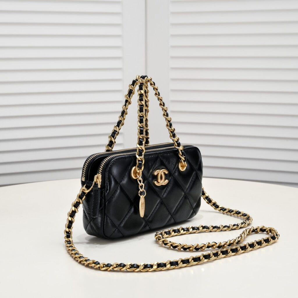 Chanel 23K gold coin chain bag-2 colors - 画像 (4)