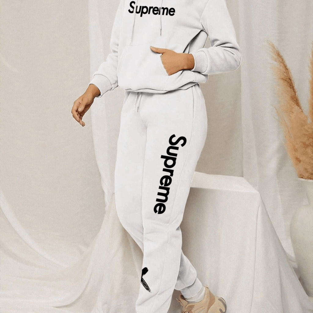 【 Supreme 】かっこいいデザインのファッションのパーカーのスーツです - 画像 (7)
