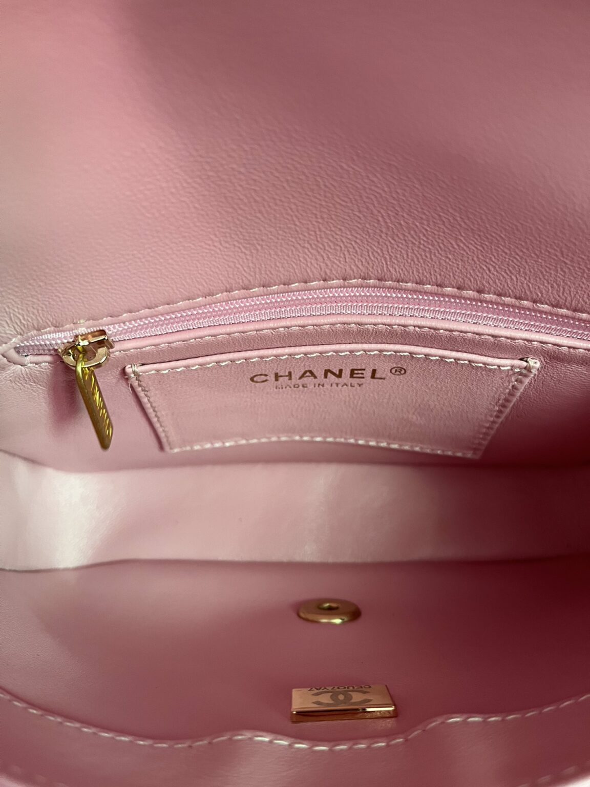 BOLSA CHANEL 2.55 PYTHON FLAP BAG AS3214 - 画像 (3)