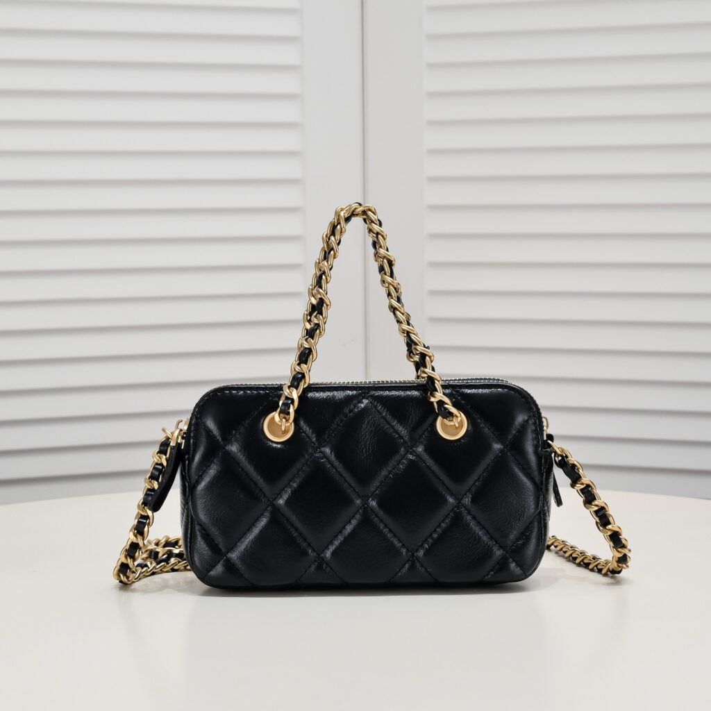 Chanel 23K gold coin chain bag-2 colors - 画像 (3)