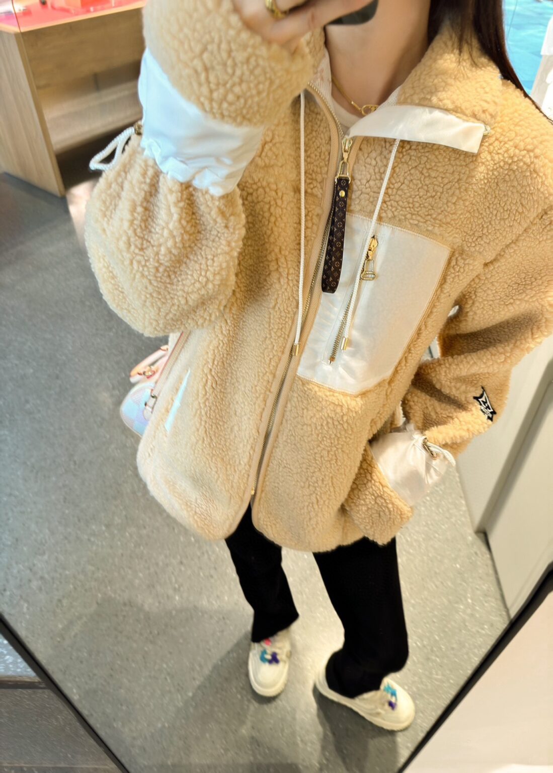 LV Louis Vuittonウールのコート10 SS100591 - 画像 (3)