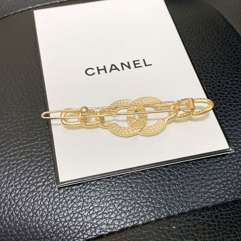 CHANEL ダイヤモンドダブルCヘアクリップ SS