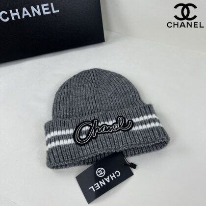 CHANELおしゃれウールニット帽01 SS95458