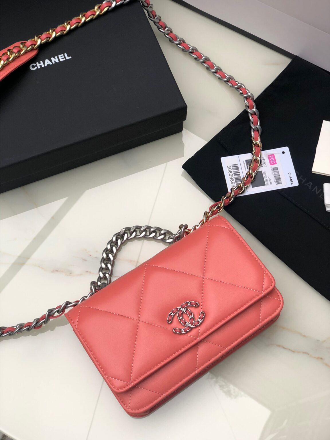 CHANEL 19 WALLET ON CHAIN 0957 - 画像 (10)