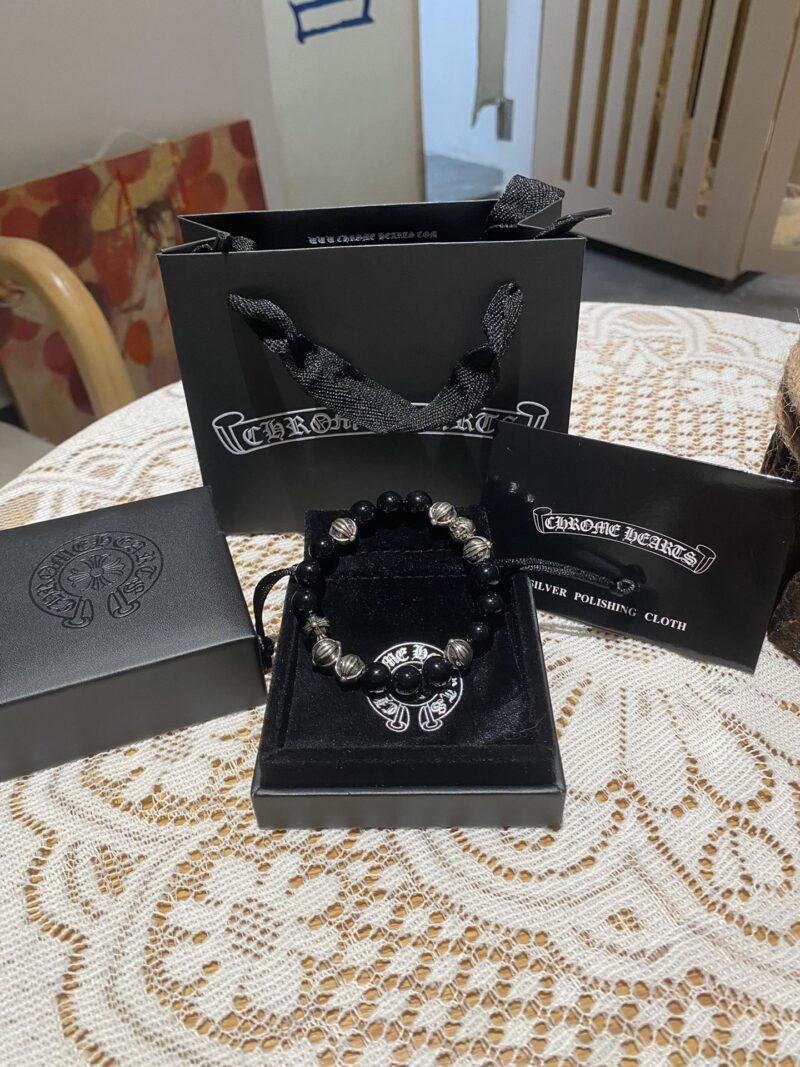 Chrome Hearts （クロムハーツ）Black Onyx ブレスレット - 画像 (10)