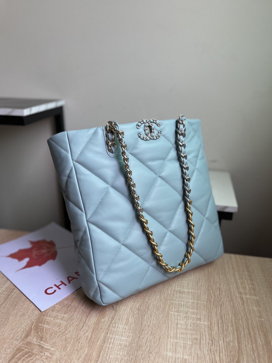 CHANEL 19 SHOPPING BAG 3519 - 画像 (9)