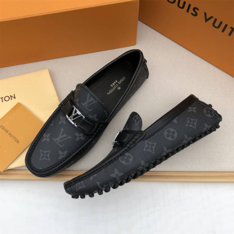 Louis Vuitton「正規品保証、公式と同じデザイン」ハイエンドの高級ファッションスリムシューズ - 画像 (2)