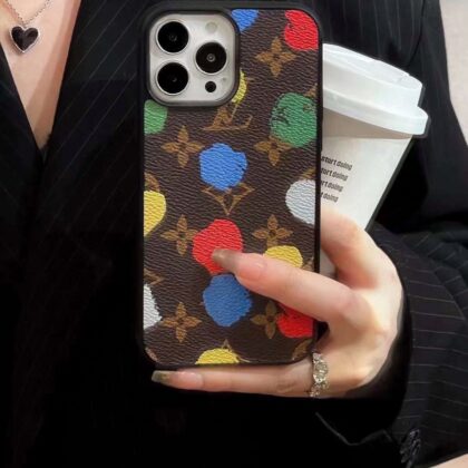 LV Louis Vuitton ブラウン 電話ケース zm