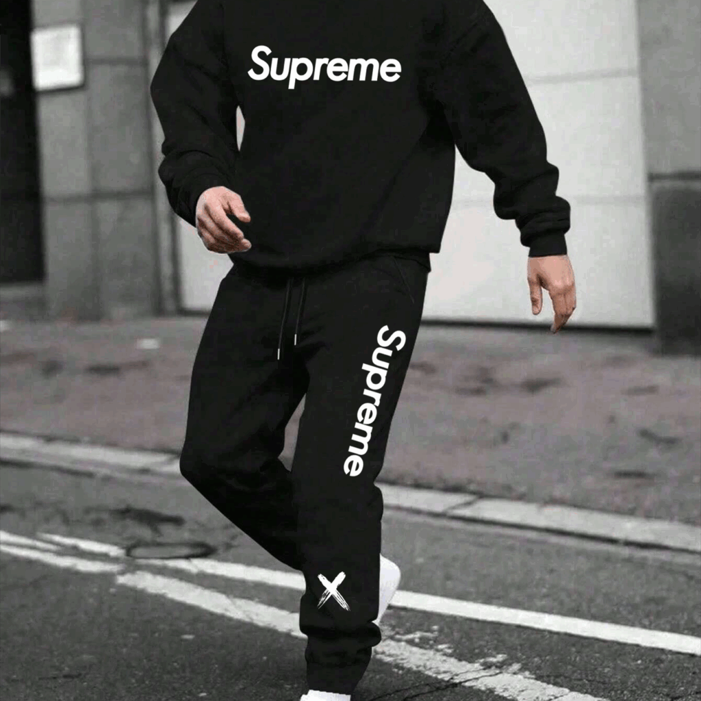 【 Supreme 】かっこいいデザインのファッションのパーカーのスーツです - 画像 (6)
