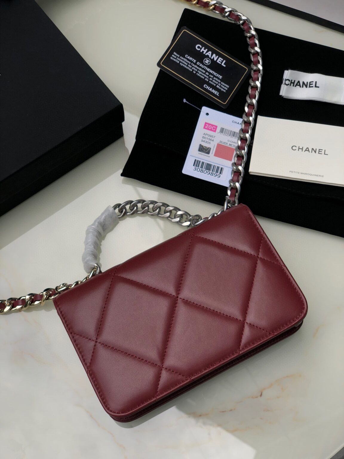 CHANEL 19 WALLET ON CHAIN 0957 - 画像 (9)