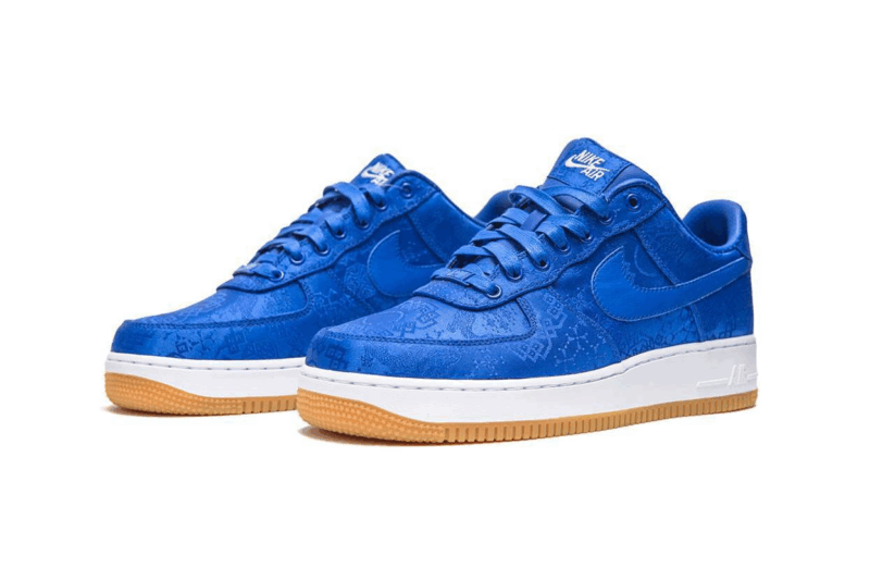 CLOT × NIKE AIR FORCE 1 ROYALE BLUE SILK - エアフォースワン - 画像 (4)