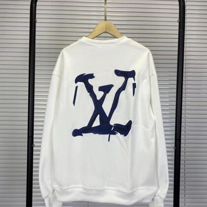LV Louis Vuittonコットンのおしゃれ丸首パーカーです21 SS95557