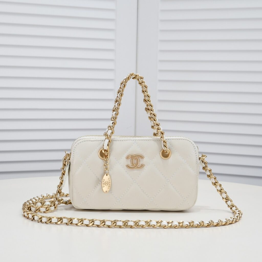 Chanel 23K gold coin chain bag-2 colors - 画像 (2)