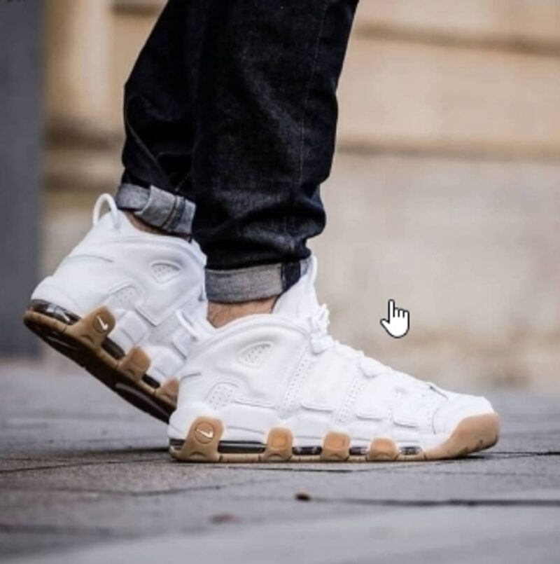 NIKE ナイキ AIR MORE UPTEMPO エアモアアップテンポ メンズ スニーカー White ホワイト【限定モデル 海外取寄せ あす楽】 - 画像 (3)