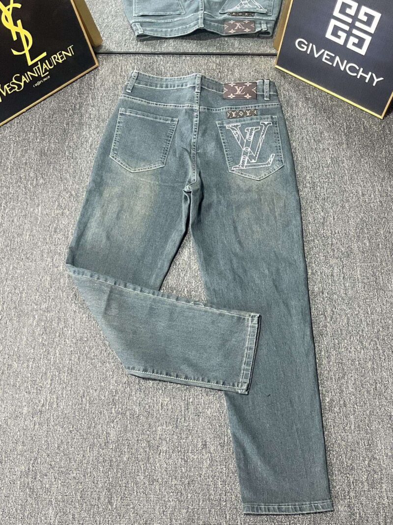 LV Louis Vuitton刺繡入りのトレンディジーンズ 12 SS102438 - 画像 (2)