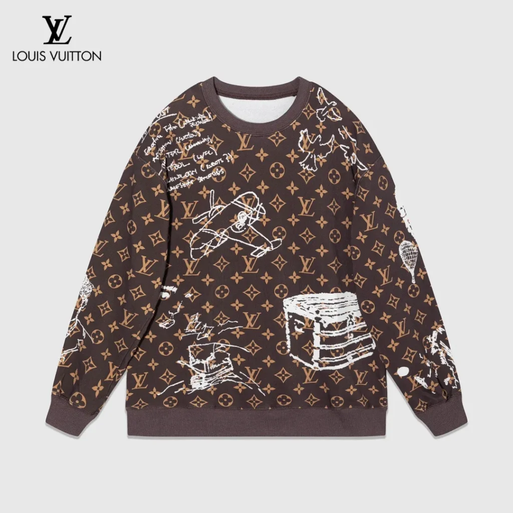 【LOUIS VUITTON 公式旗艦店】ルイヴィトン 丸首の衛衣 スウェットご好評に付き再入荷！