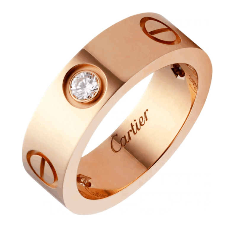 【Cartier】カルティエ LOVE RING, 3 DIAMONDS リング、ダイヤモンド3個 - 画像 (11)