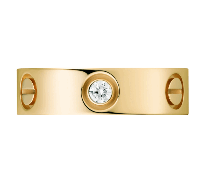 【Cartier】カルティエ LOVE RING, 3 DIAMONDS リング、ダイヤモンド3個 - 画像 (3)