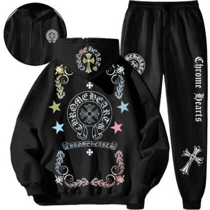 【 Chrome Hearts 】高級ストリートスタイルのファッションデザインのパーカースーツです