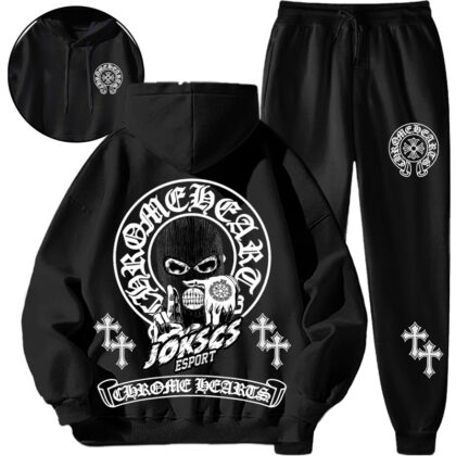 【 Chrome Hearts 】アメリカンファッションストリートデザイン法陣ジェスチャーパーカーセット